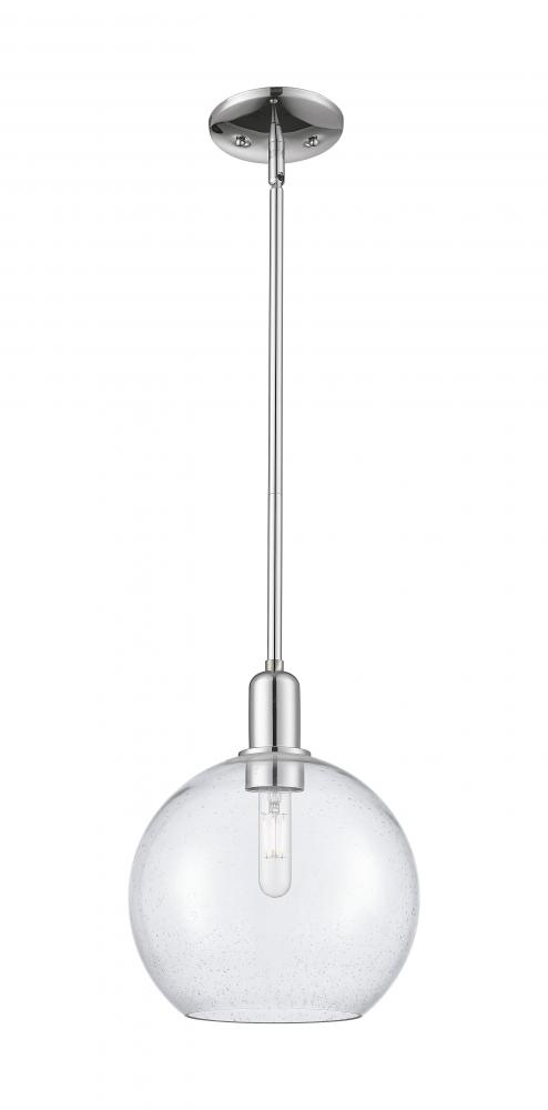 Athens - 1 Light - 10 inch - Polished Chrome - Stem hung - Mini Pendant