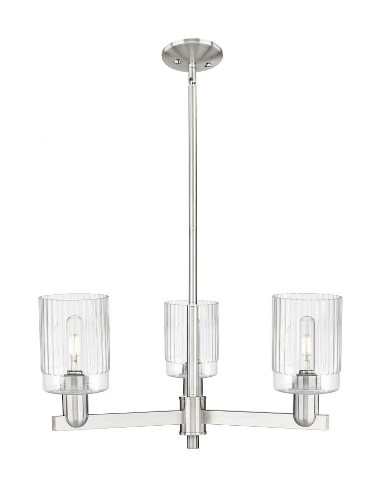 Hadley - 3 Light - 26 inch - Black Antique Brass - Stem hung - Flush Mount