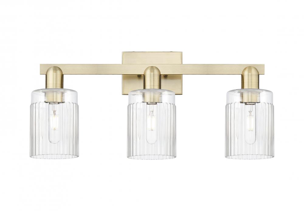 Hadley - 3 Light - 24 inch - Antique Brass - Bath Vanity Light