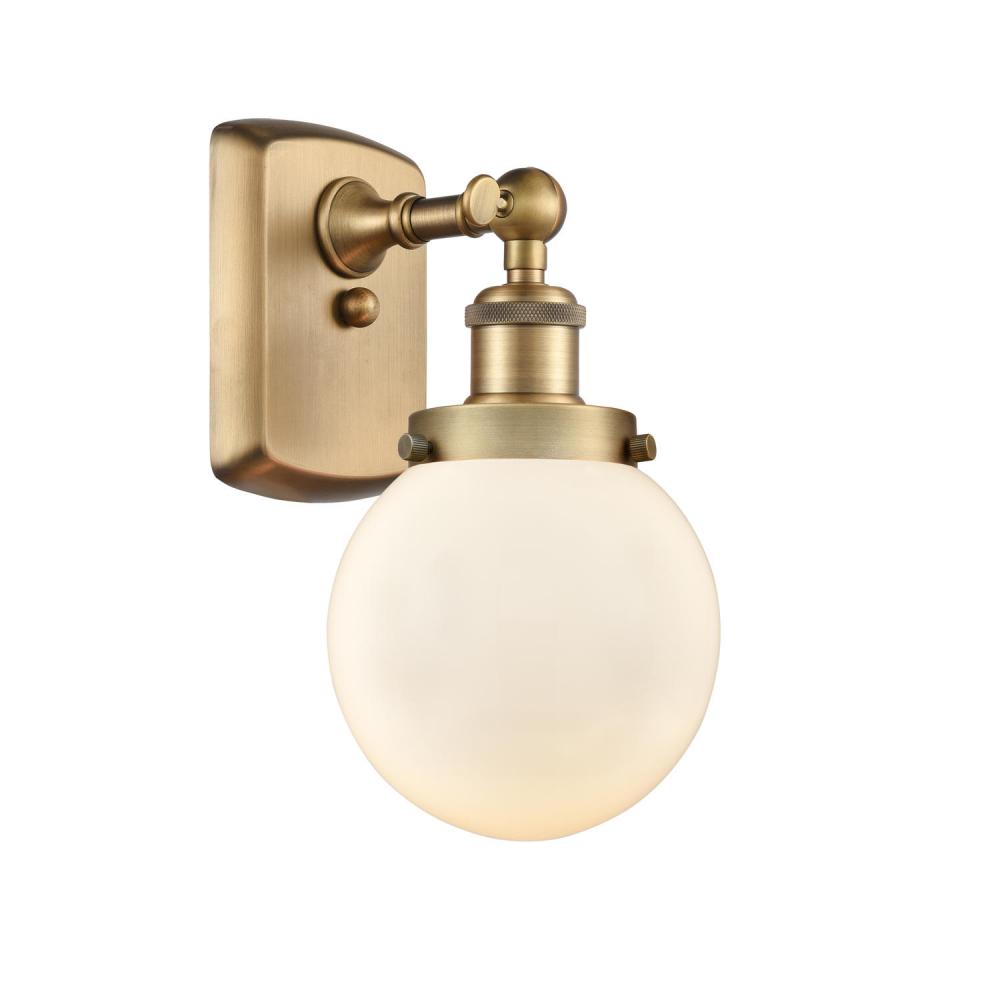 Beacon - 1 Light - 6 inch - Brushed Brass - Sconce