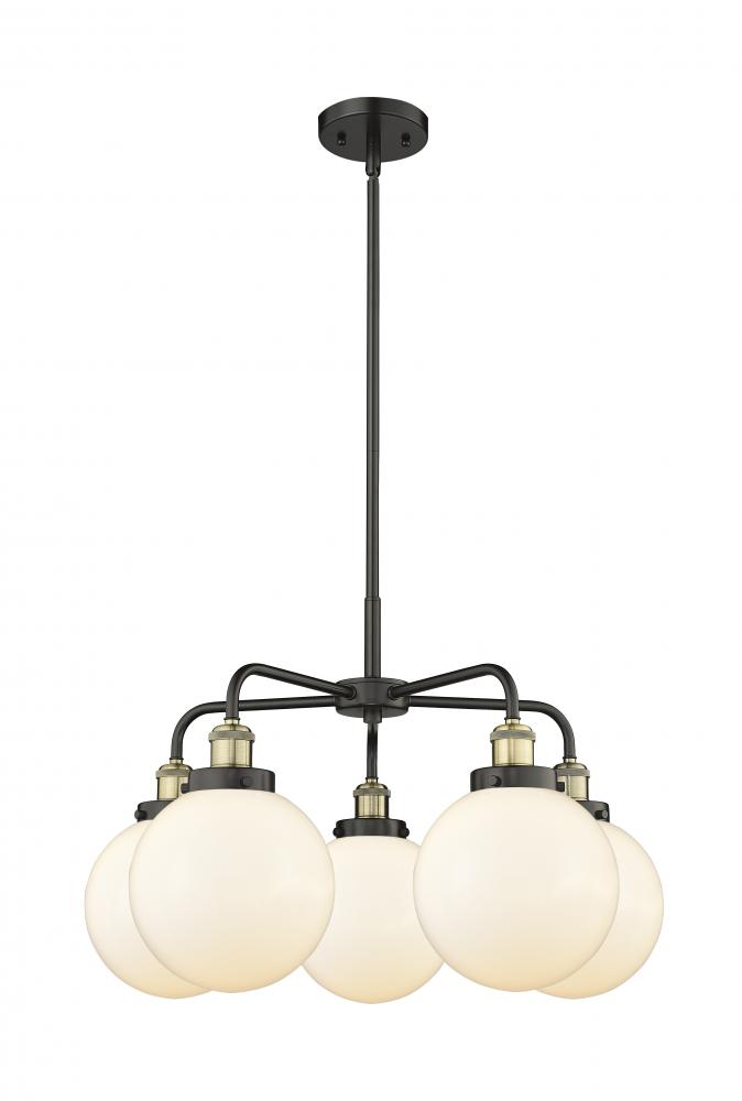 Beacon - 5 Light - 27 inch - Black Antique Brass - Chandelier