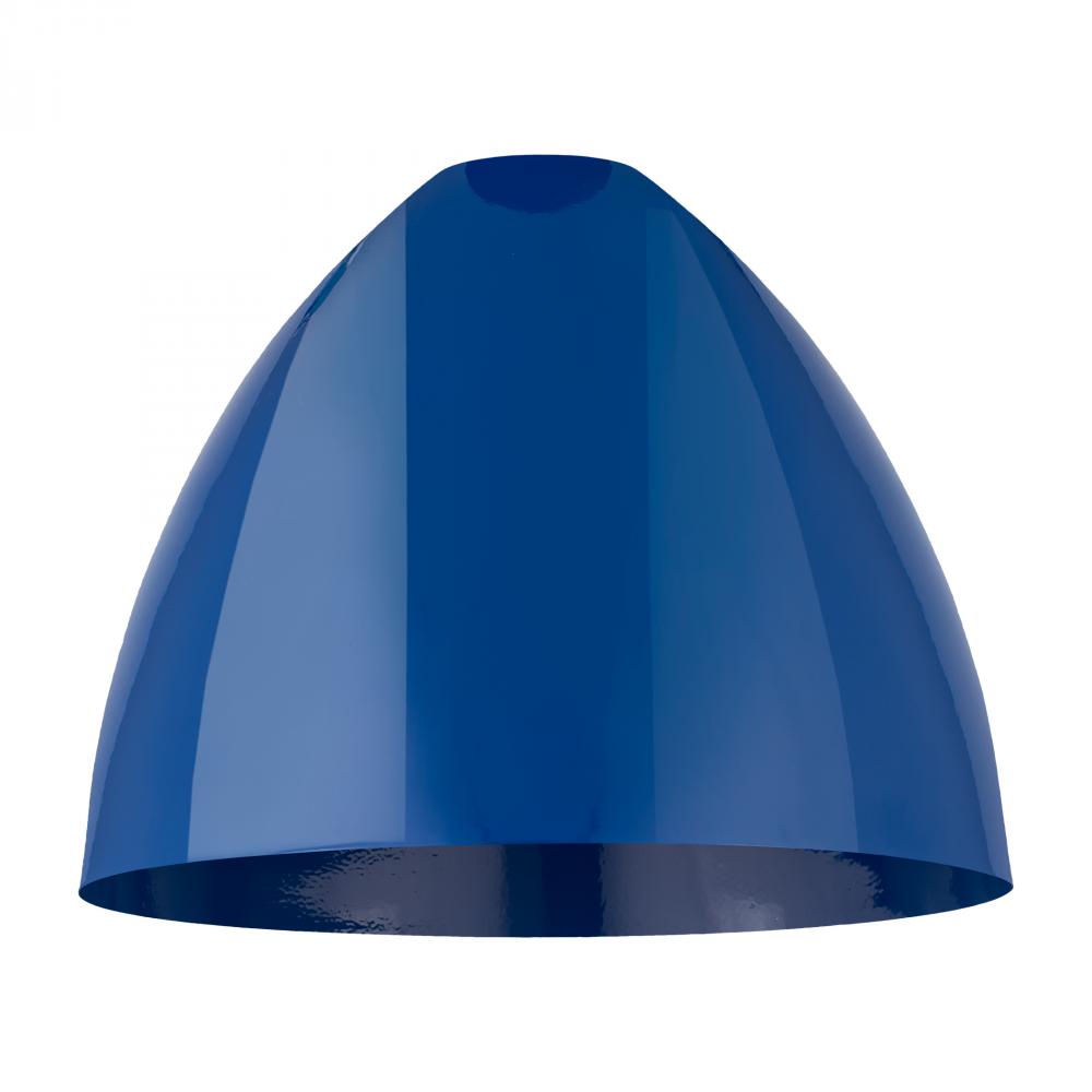 Plymouth Light 16 inch Blue Metal Shade