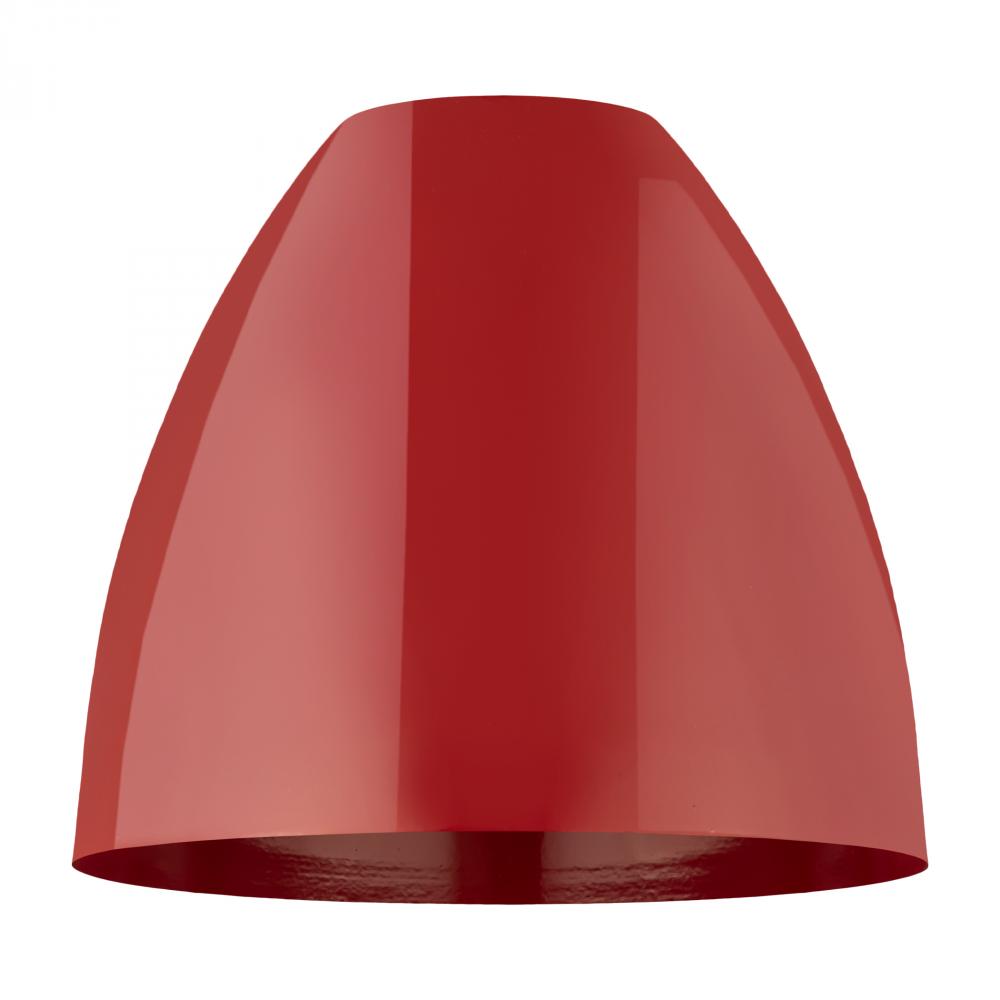 Plymouth Light 9 inch Red Metal Shade