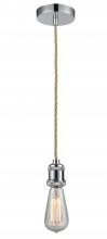 Innovations Lighting 100PC-10RE-1PC - Edison - 1 Light - 2 inch - Polished Chrome - Cord hung - Mini Pendant