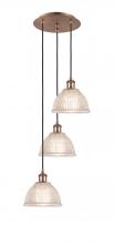 Innovations Lighting 113B-3P-AC-G422 - Arietta - 3 Light - 15 inch - Antique Copper - Cord Hung - Multi Pendant