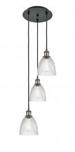 Innovations Lighting 113B-3P-BAB-G382 - Castile - 3 Light - 13 inch - Black Antique Brass - Cord Hung - Multi Pendant