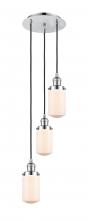 Innovations Lighting 113F-3P-PC-G311 - Dover - 3 Light - 11 inch - Polished Chrome - Cord hung - Multi Pendant