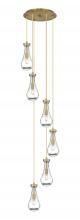 Innovations Lighting 116-451-1P-BB-G451-5CL - Owego - 6 Light - 16 inch - Brushed Brass - Multi Pendant