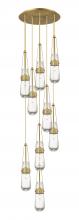 Innovations Lighting 119-452-1P-BB-G452-4CL - Milan - 9 Light - 19 inch - Brushed Brass - Multi Pendant