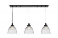 Innovations Lighting 123BK-10BW-1H-BK-G222 - Edison - 3 Light - 36 inch - Matte Black - Cord hung - Linear Pendant