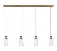 Innovations Lighting 124B-4P-BB-G434-7SDY - Crown Point - 4 Light - 49 inch - Brushed Brass - Linear Pendant