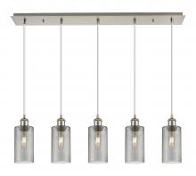 Innovations Lighting 125B-5P-SN-G434-7SM - Crown Point - 5 Light - 37 inch - Brushed Satin Nickel - Linear Pendant