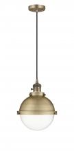 Innovations Lighting 201CSW-BB-HFS-82-BB - Hampden - 1 Light - 9 inch - Brushed Brass - Cord hung - Mini Pendant