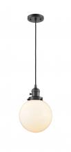 Innovations Lighting 201CSW-OB-G201-8 - Beacon - 1 Light - 8 inch - Oil Rubbed Bronze - Cord hung - Mini Pendant