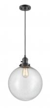 Innovations Lighting 201CSW-OB-G204-12 - Beacon - 1 Light - 12 inch - Oil Rubbed Bronze - Cord hung - Mini Pendant