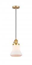 Innovations Lighting 201CSW-SG-G191 - Bellmont - 1 Light - 6 inch - Satin Gold - Cord hung - Mini Pendant