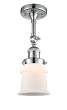 Innovations Lighting 201F-PC-G181S - Canton - 1 Light - 5 inch - Polished Chrome - Semi-Flush Mount