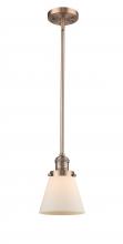 Innovations Lighting 201S-AC-G61 - Cone - 1 Light - 6 inch - Antique Copper - Stem Hung - Mini Pendant