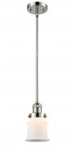 Innovations Lighting 201S-PN-G181S - Canton - 1 Light - 5 inch - Polished Nickel - Stem Hung - Mini Pendant