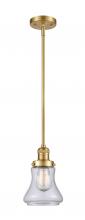 Innovations Lighting 201S-SG-G192 - Bellmont - 1 Light - 7 inch - Satin Gold - Stem Hung - Mini Pendant