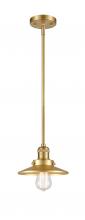 Innovations Lighting 201S-SG-M4 - Railroad - 1 Light - 8 inch - Satin Gold - Stem Hung - Mini Pendant