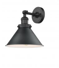 Innovations Lighting 203-BK-M10-BK - Briarcliff - 1 Light - 10 inch - Matte Black - Sconce