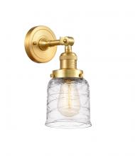 Innovations Lighting 203-SG-G513 - Bell - 1 Light - 5 inch - Satin Gold - Sconce