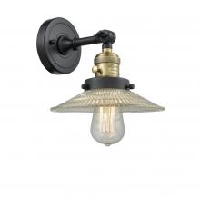 Innovations Lighting 203SW-BAB-G2 - Halophane - 1 Light - 9 inch - Black Antique Brass - Sconce