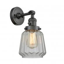 Innovations Lighting 203SW-OB-G142-LED - Chatham - 1 Light - 7 inch - Oil Rubbed Bronze - Sconce