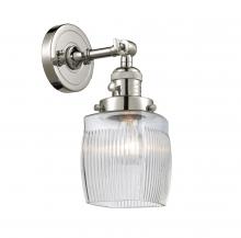 Innovations Lighting 203SW-PN-G302-LED - Colton - 1 Light - 6 inch - Polished Nickel - Sconce