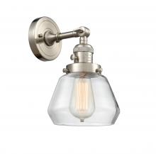 Innovations Lighting 203SW-SN-G172 - Fulton - 1 Light - 7 inch - Brushed Satin Nickel - Sconce