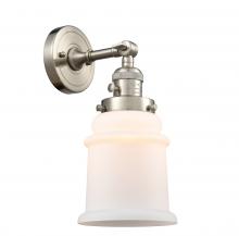 Innovations Lighting 203SW-SN-G181-LED - Canton - 1 Light - 7 inch - Brushed Satin Nickel - Sconce