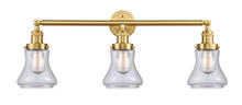 Innovations Lighting 205-SG-G192 - Bellmont - 3 Light - 30 inch - Satin Gold - Bath Vanity Light