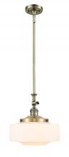 Innovations Lighting 206-AB-G691-12 - Bridgeton - 1 Light - 12 inch - Antique Brass - Stem Hung - Mini Pendant