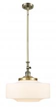 Innovations Lighting 206-AB-G691-16 - Bridgeton - 1 Light - 16 inch - Antique Brass - Stem Hung - Mini Pendant