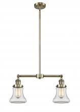 Innovations Lighting 209-AB-G192 - Bellmont - 2 Light - 21 inch - Antique Brass - Stem Hung - Island Light