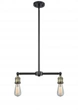 Innovations Lighting 209-BAB - Bare Bulb - 2 Light - 20 inch - Black Antique Brass - Stem Hung - Island Light