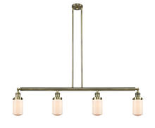 Innovations Lighting 214-AB-G311-LED - Dover - 4 Light - 49 inch - Antique Brass - Stem Hung - Island Light
