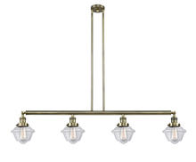 Innovations Lighting 214-AB-G532-LED - Oxford - 4 Light - 52 inch - Antique Brass - Stem Hung - Island Light