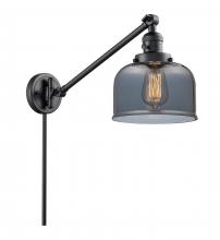 Innovations Lighting 237-BK-G73 - Bell - 1 Light - 8 inch - Matte Black - Swing Arm