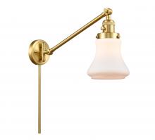 Innovations Lighting 237-SG-G191 - Bellmont - 1 Light - 8 inch - Satin Gold - Swing Arm