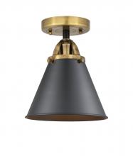 Innovations Lighting 288-1C-BAB-M13-BK - Appalachian - 1 Light - 8 inch - Black Antique Brass - Semi-Flush Mount