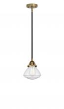 Innovations Lighting 288-1S-BAB-G324 - Olean - 1 Light - 7 inch - Black Antique Brass - Cord hung - Mini Pendant