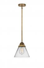 Innovations Lighting 288-1S-BB-G42 - Cone - 1 Light - 8 inch - Brushed Brass - Cord hung - Mini Pendant