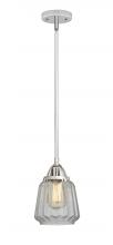 Innovations Lighting 288-1S-PC-G142 - Chatham - 1 Light - 7 inch - Polished Chrome - Cord hung - Mini Pendant