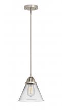 Innovations Lighting 288-1S-SN-G42 - Cone - 1 Light - 8 inch - Brushed Satin Nickel - Cord hung - Mini Pendant