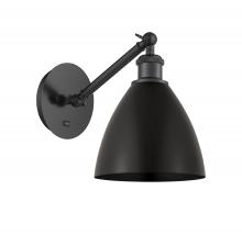 Innovations Lighting 317-1W-BK-MBD-75-BK - Bristol - 1 Light - 8 inch - Matte Black - Adjustable Sconce