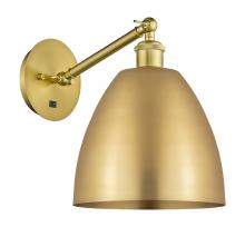 Innovations Lighting 317-1W-SG-MBD-9-SG - Bristol - 1 Light - 9 inch - Satin Gold - Adjustable Sconce