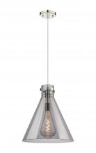 Innovations Lighting 410-1PL-PN-G411-16SM - Newton Cone - 1 Light - 16 inch - Polished Nickel - Cord hung - Pendant