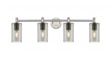 Innovations Lighting 434-4W-SN-G434-7SM - Crown Point - 4 Light - 34 inch - Satin Nickel - Bath Vanity Light